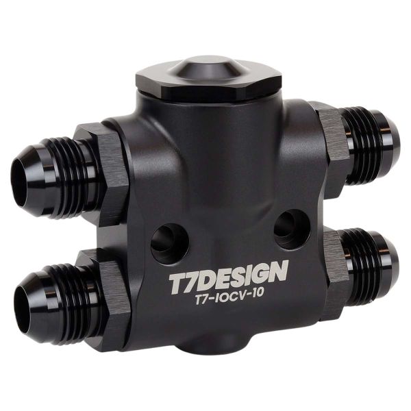 T7Design High Flow Inline Oil Control Thermostat ORB10 AN10 82c
