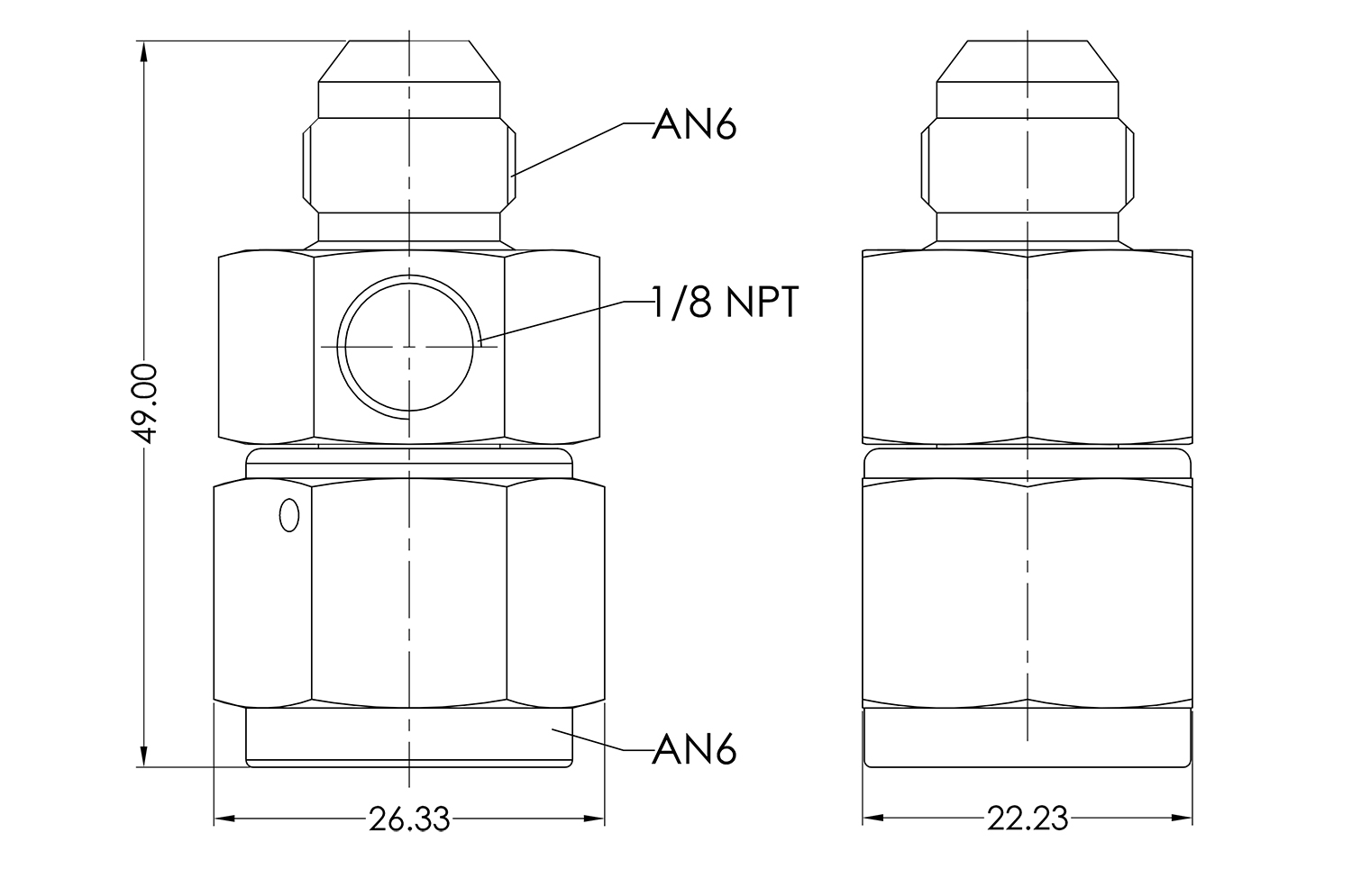 T7Design | AN06 Male to Female 1/8